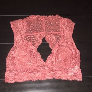 Pink Lace Free People Bralette